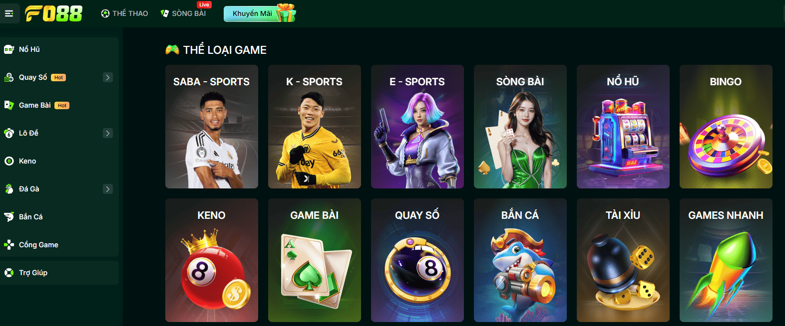 FO88 - Thế Giới Cá Cược Đỉnh Cao Bạn Không Nên Bỏ Lỡ 2 Top các sảnh game đang được ưa chuộng tại Fo88
