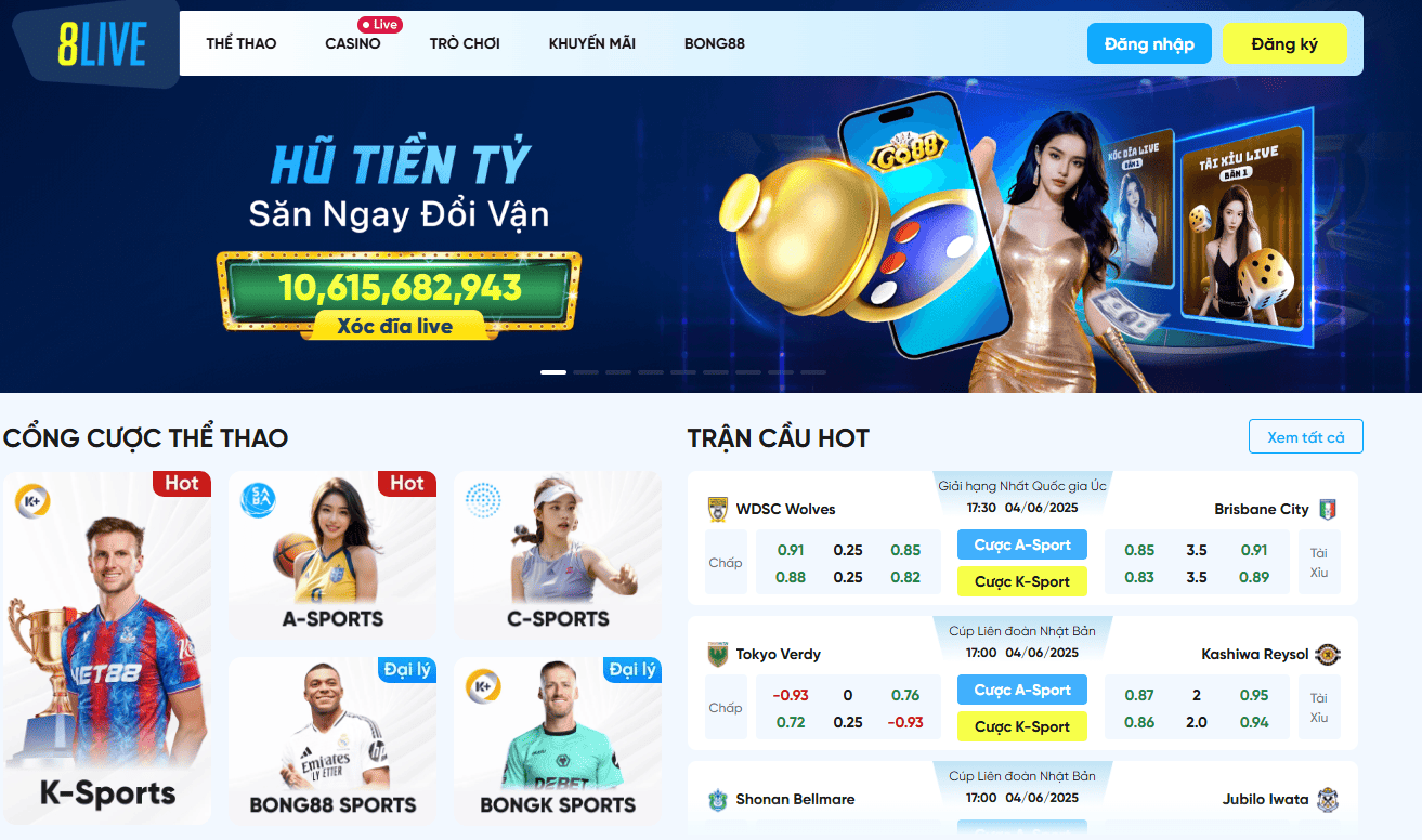 8LIVE - Nhà Cái Cá Cược Xanh Chín, Đẳng Cấp Nhất 2025 1 Tổng quan về nhà cái uy tín hàng đầu 8LIVE