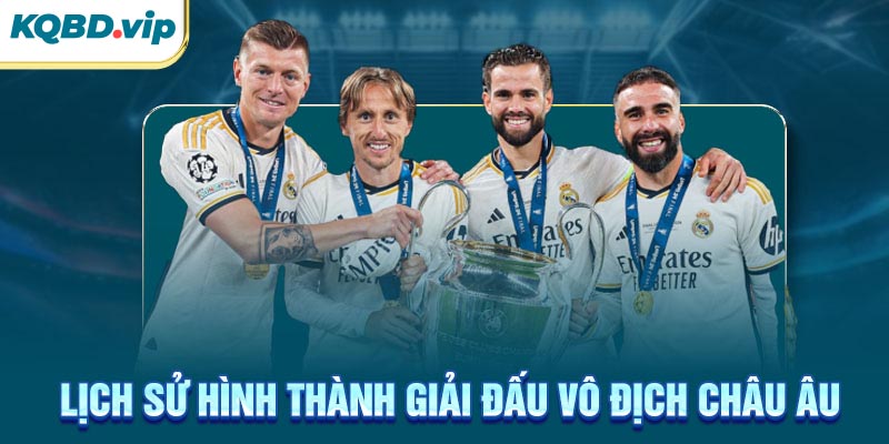 Vô Địch Châu Âu 31 Lịch sử hình thành giải đấu vô địch châu Âu