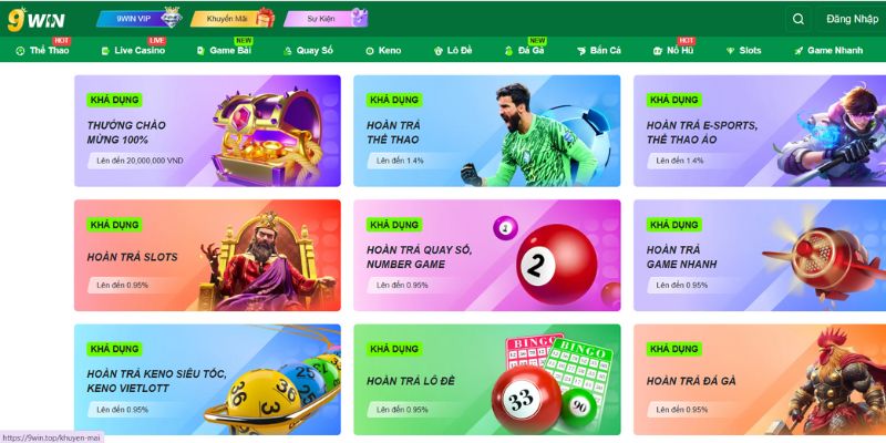 9WIN - Nhà Cái Cá Cược Trực Tuyến Uy Tín Số 1 Châu Á 2025 3 Tham gia khuyến mãi ngay - Nhận tiền không giới hạn