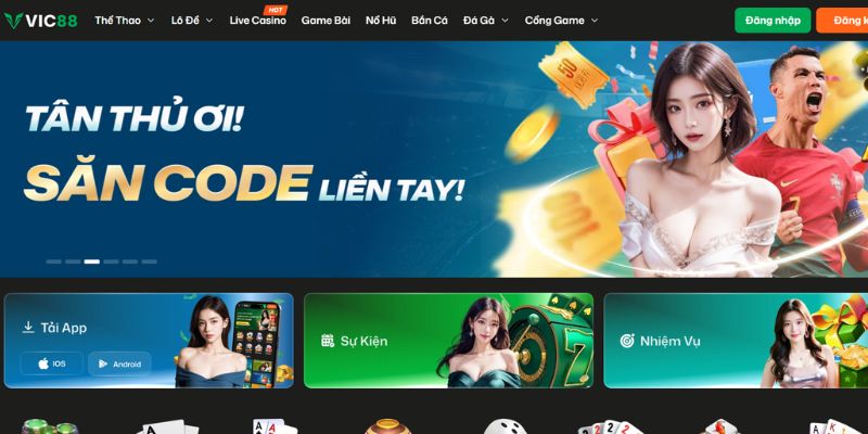 VIC88 - Sân Chơi Cá Cược Uy Tín, Khuyến Mãi Cực Khủng 1 VIC88 - Sự lựa chọn ưu tiên dành cho người Việt